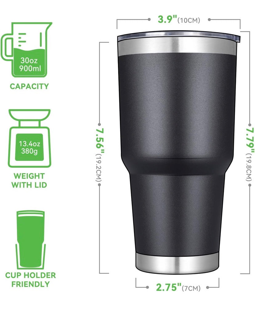 Clark’s Farmhouse 30 oz Tumbler with Lid